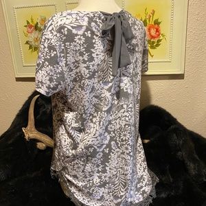 Lauren Conrad Floral Blouse